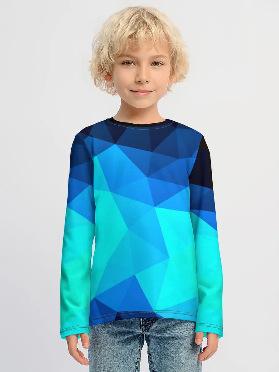 Children's cotton long sleeve shirt