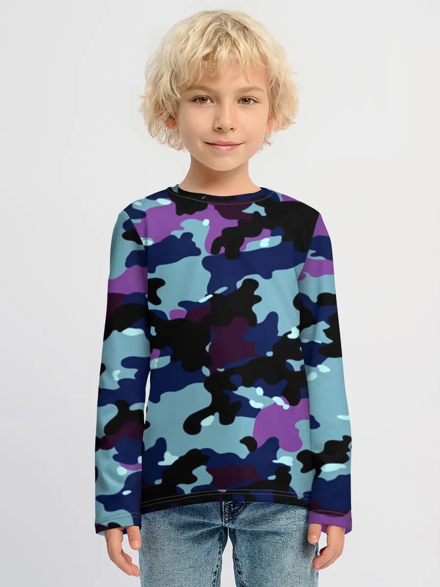 Children's cotton long sleeve shirt