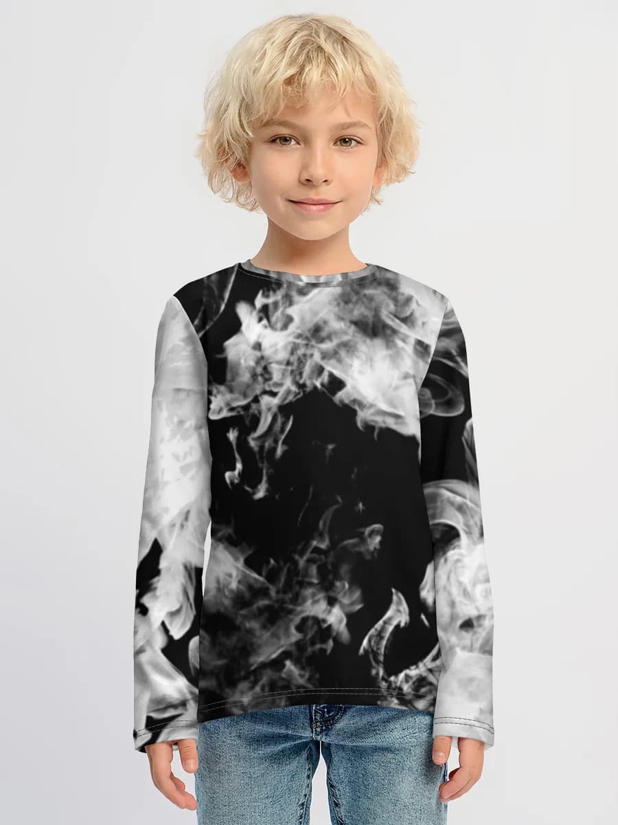 Children's cotton long sleeve shirt