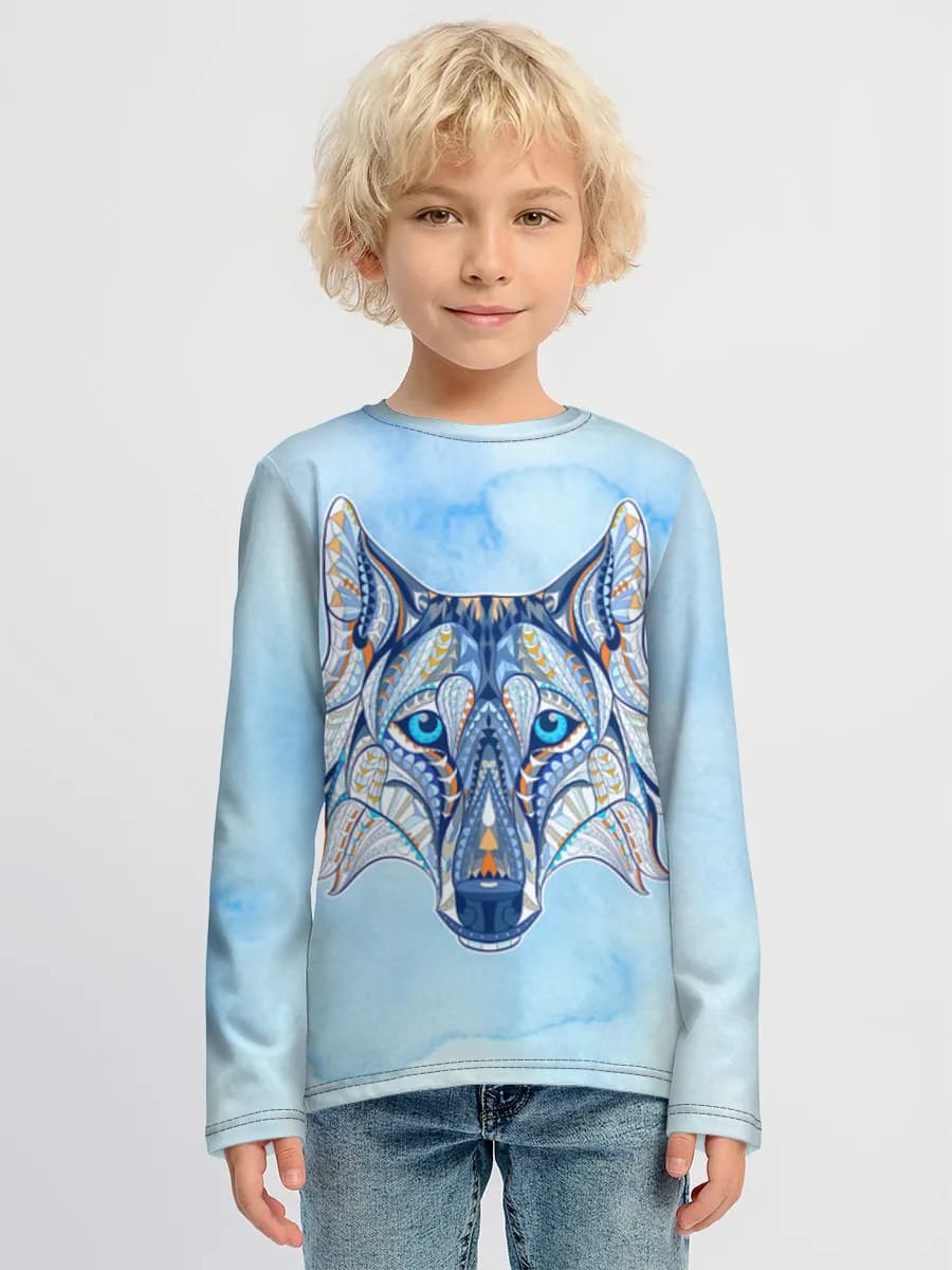 Children's cotton long sleeve shirt