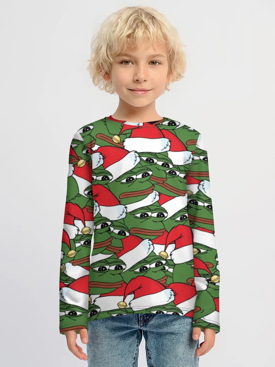 Children's cotton long sleeve shirt