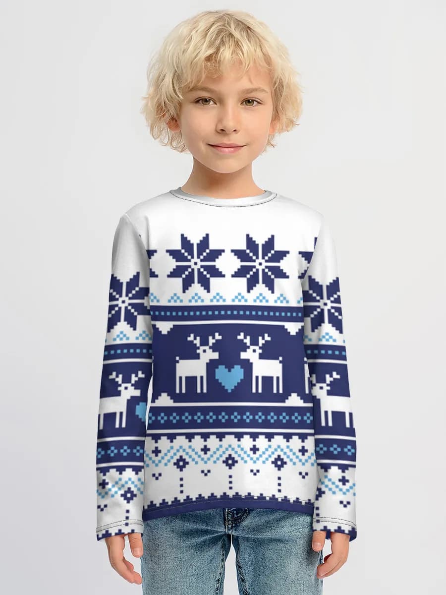 Children's cotton long sleeve shirt