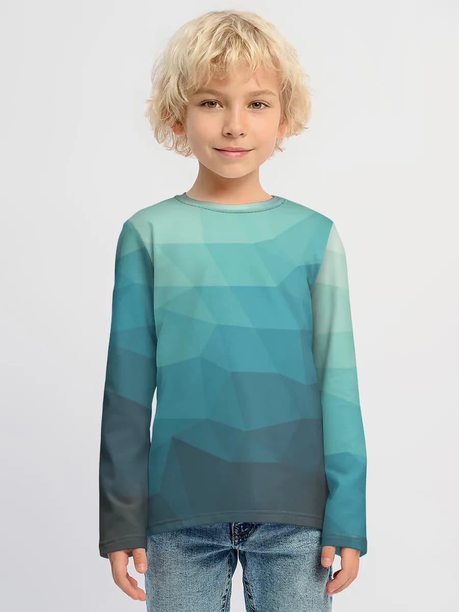 Children's cotton long sleeve shirt