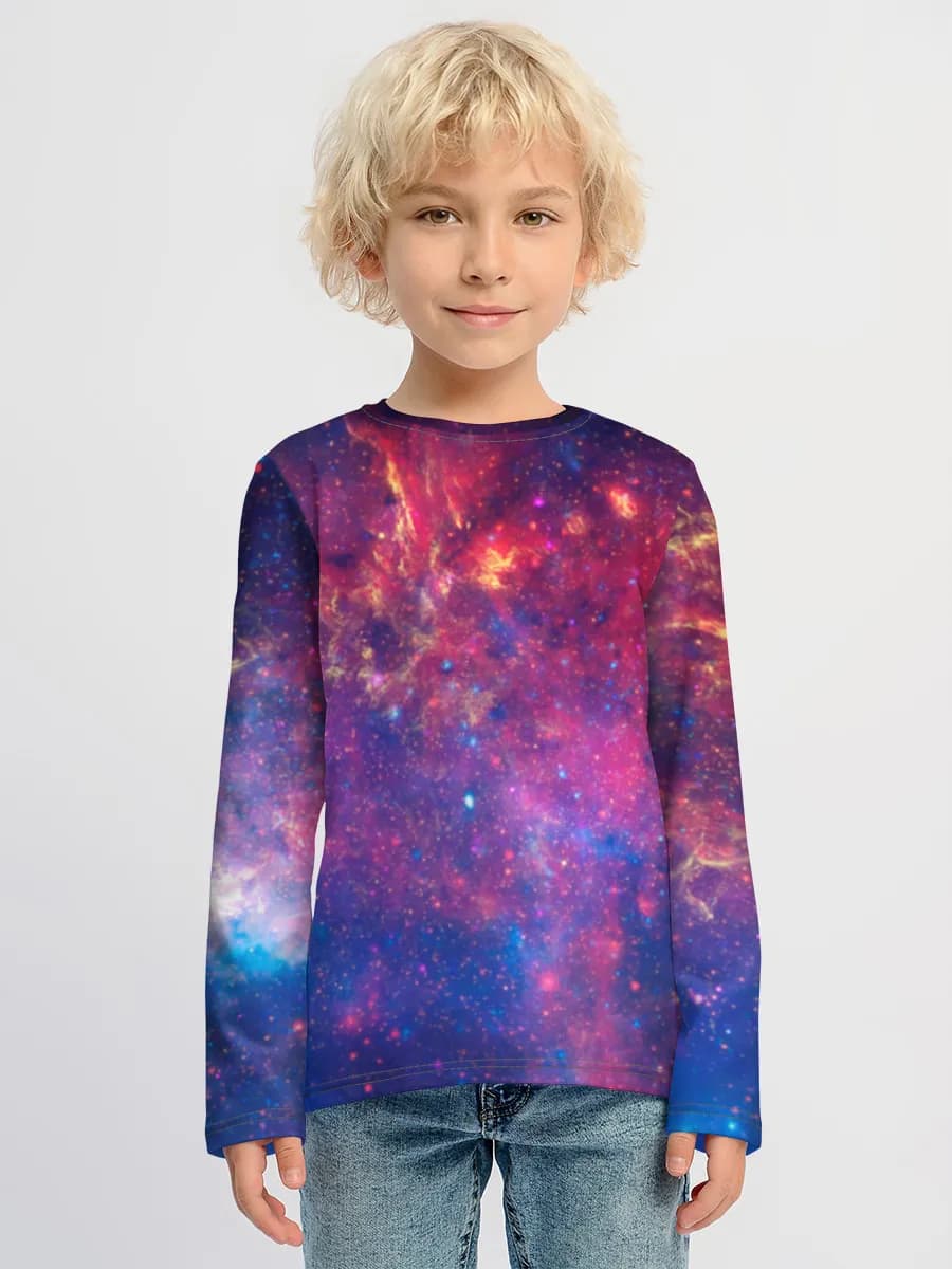 Children's cotton long sleeve shirt