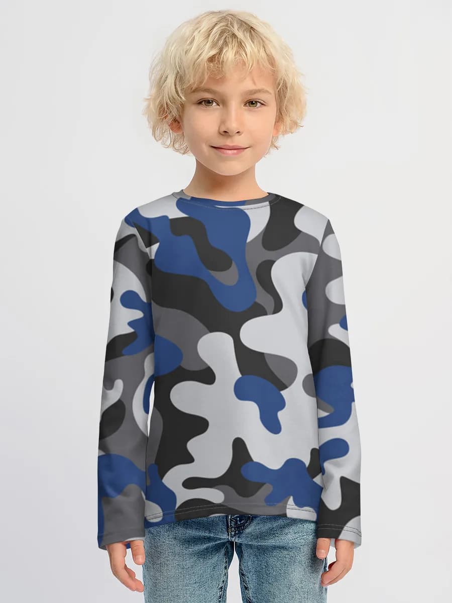 Children's cotton long sleeve shirt