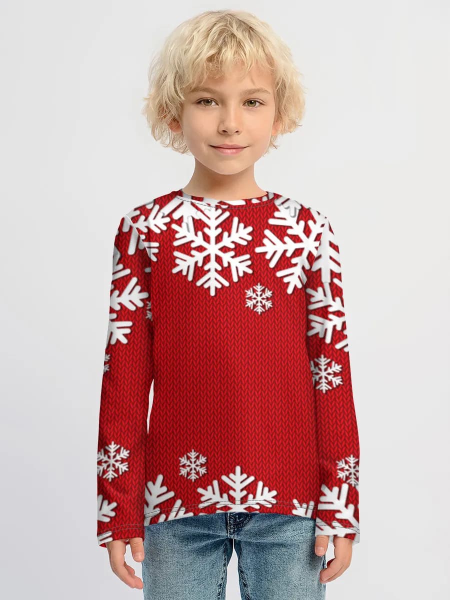 Children's cotton long sleeve shirt