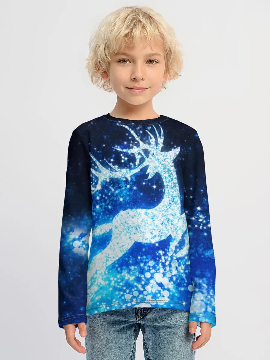 Children's cotton long sleeve shirt