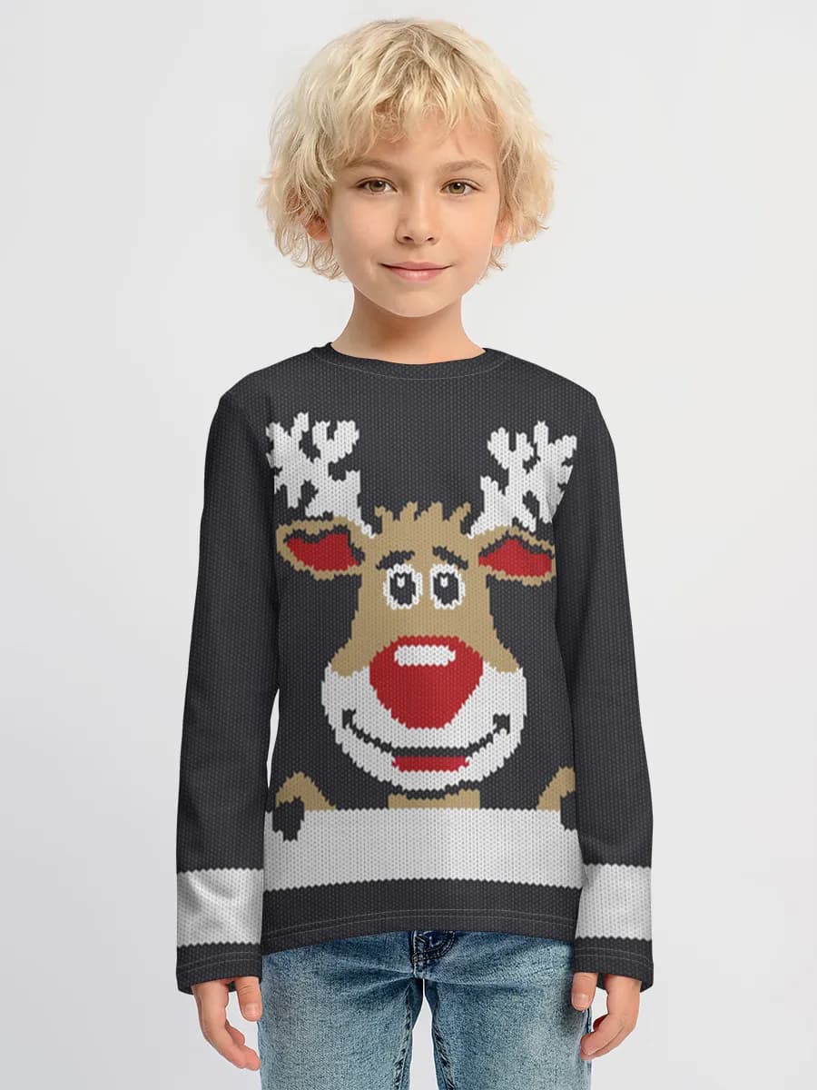 Children's cotton long sleeve shirt