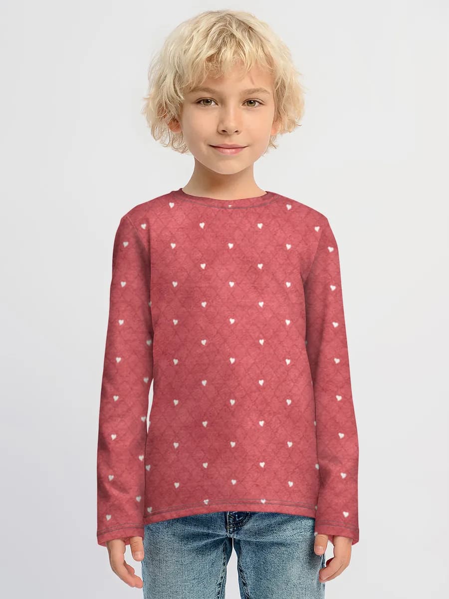Children's cotton long sleeve shirt
