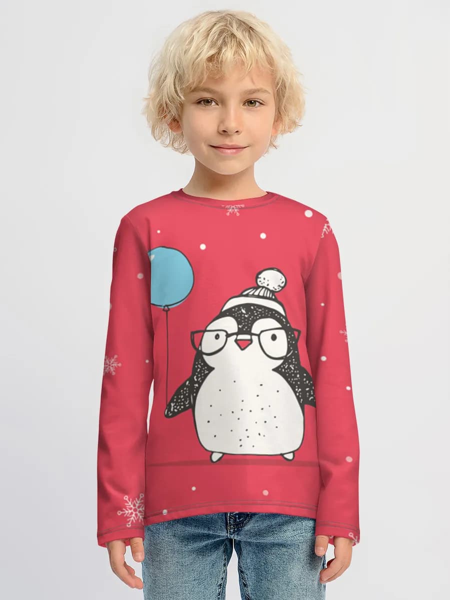 Children's cotton long sleeve shirt