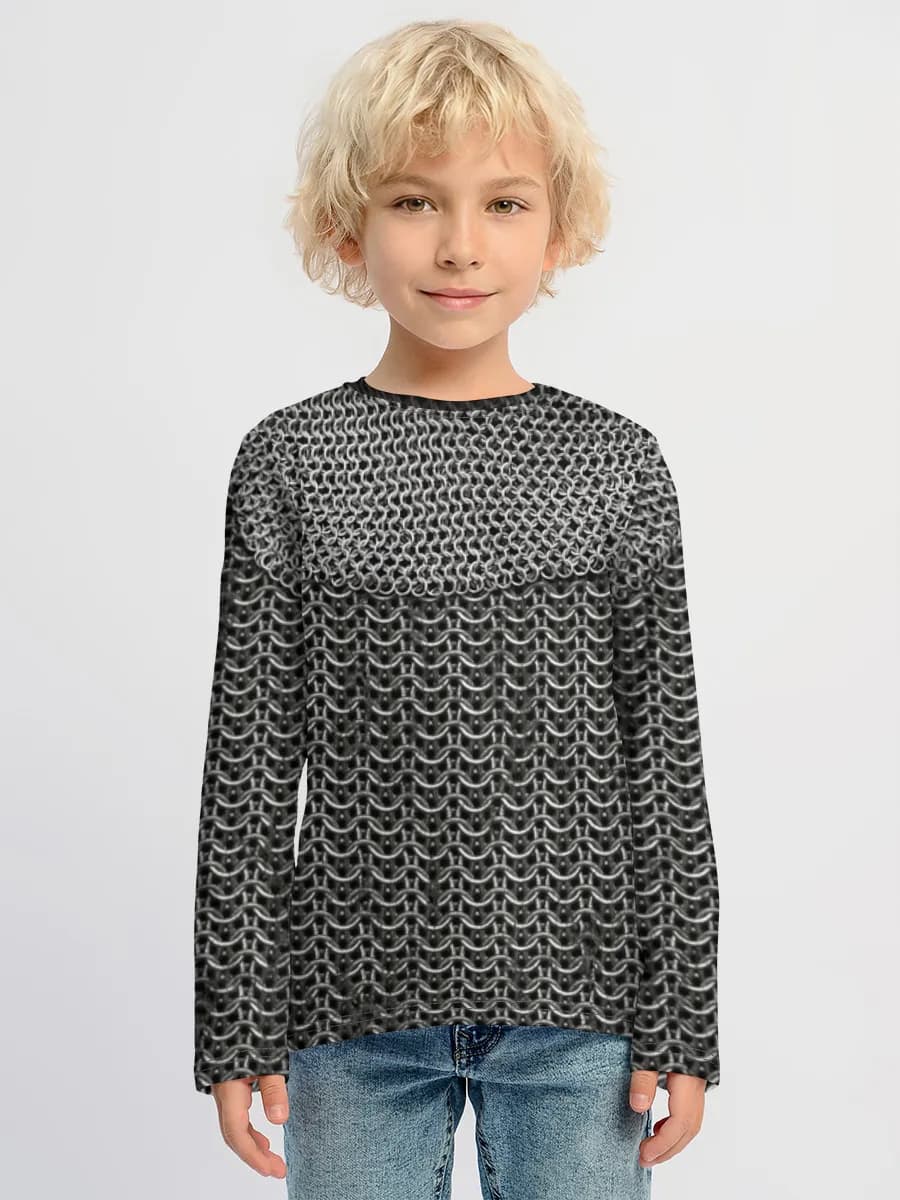 Children's cotton long sleeve shirt