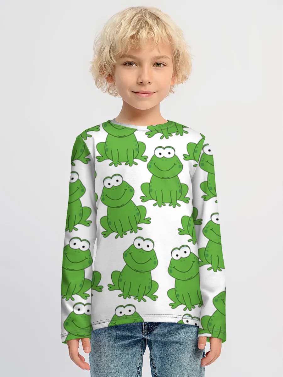 Children's cotton long sleeve shirt