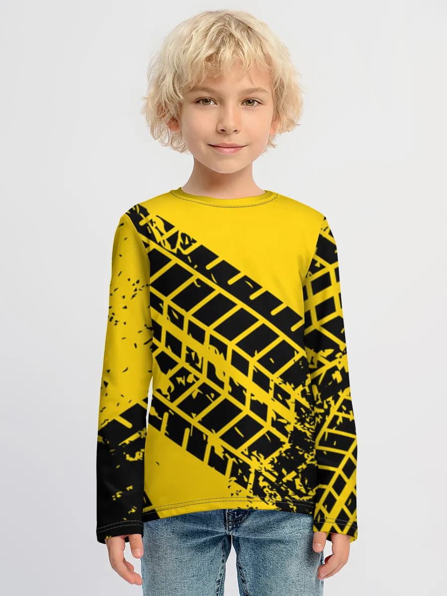 Children's cotton long sleeve shirt