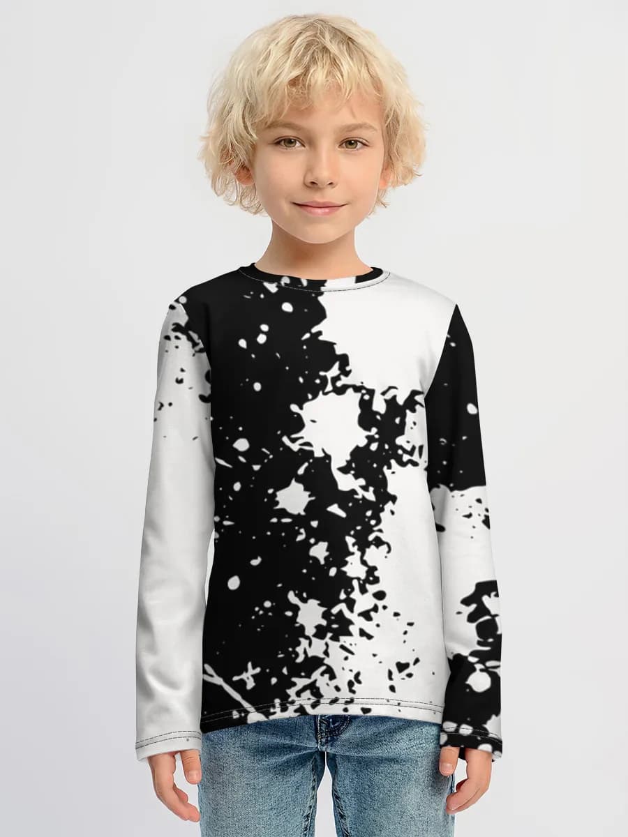 Children's cotton long sleeve shirt