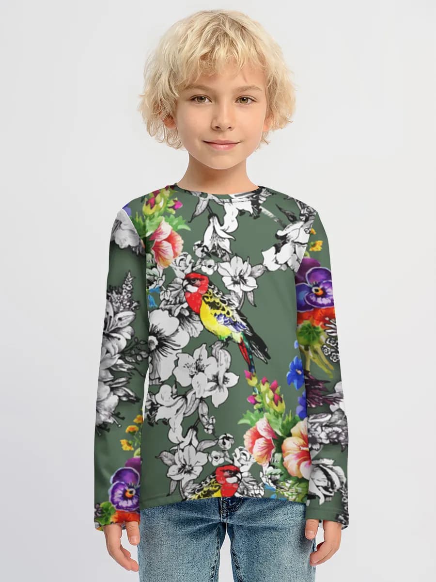 Colorful Birds And Blooms