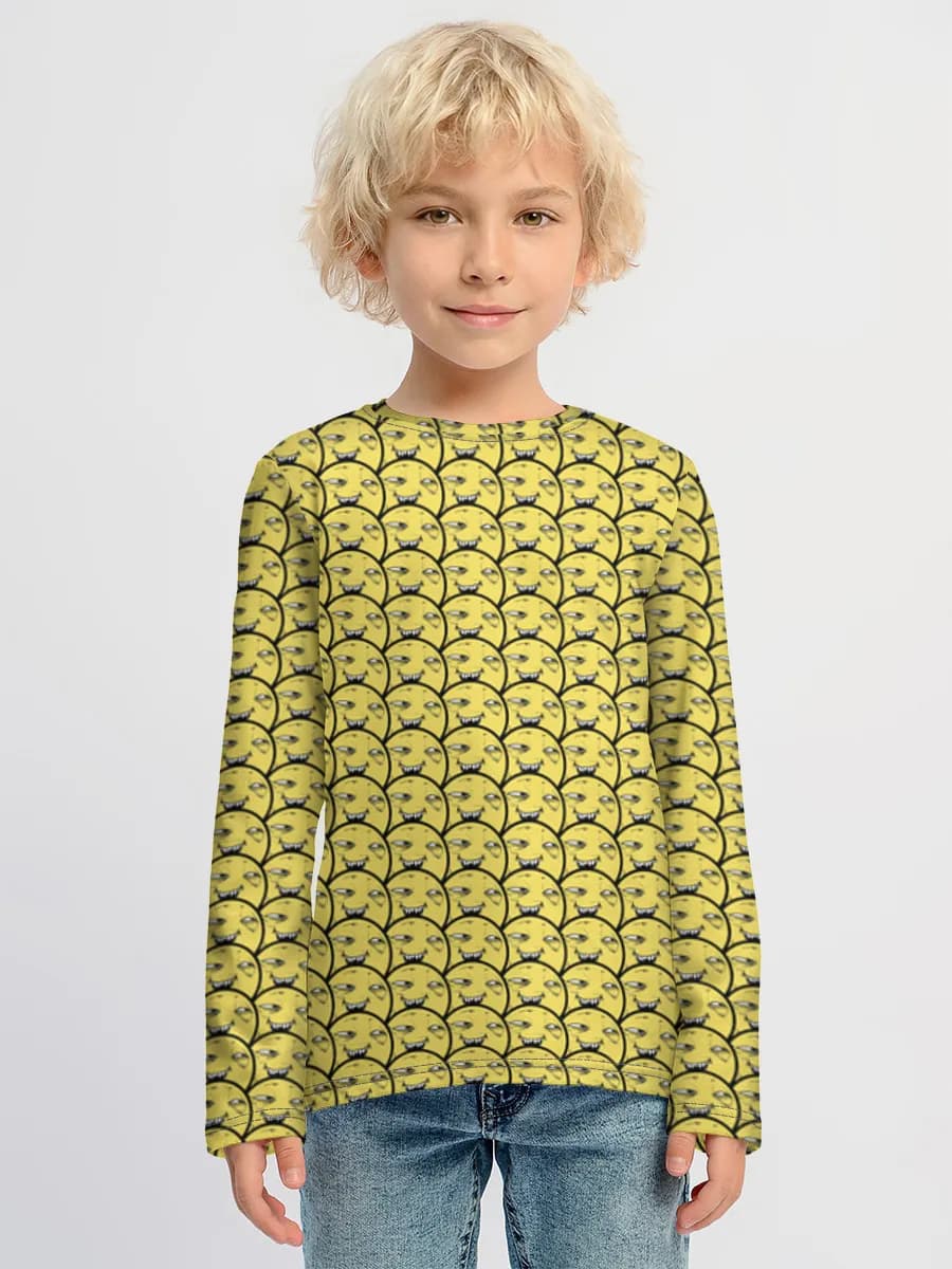 Children's cotton long sleeve shirt