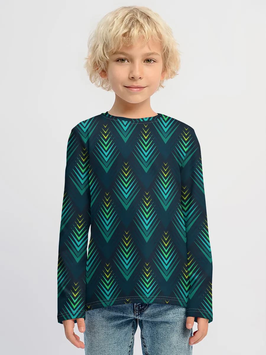 Children's cotton long sleeve shirt