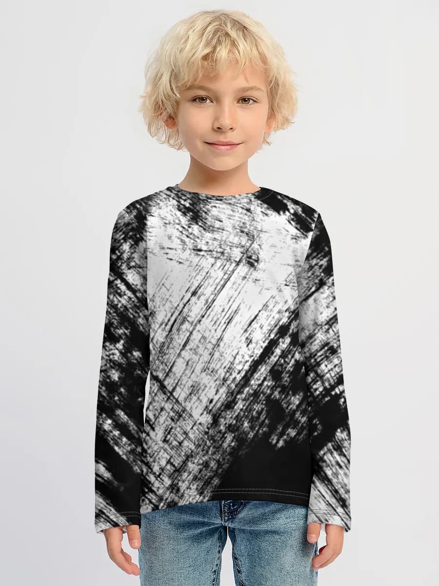 Children's cotton long sleeve shirt