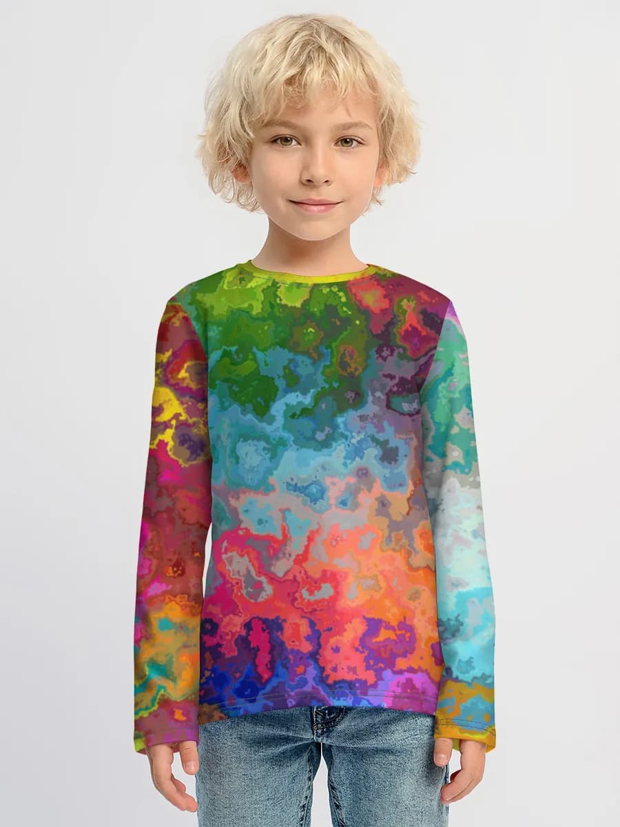 Children's cotton long sleeve shirt