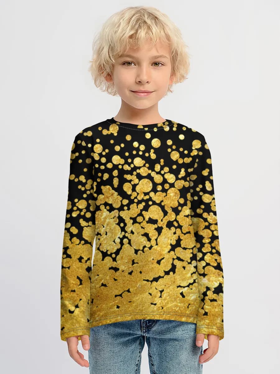 Children's cotton long sleeve shirt