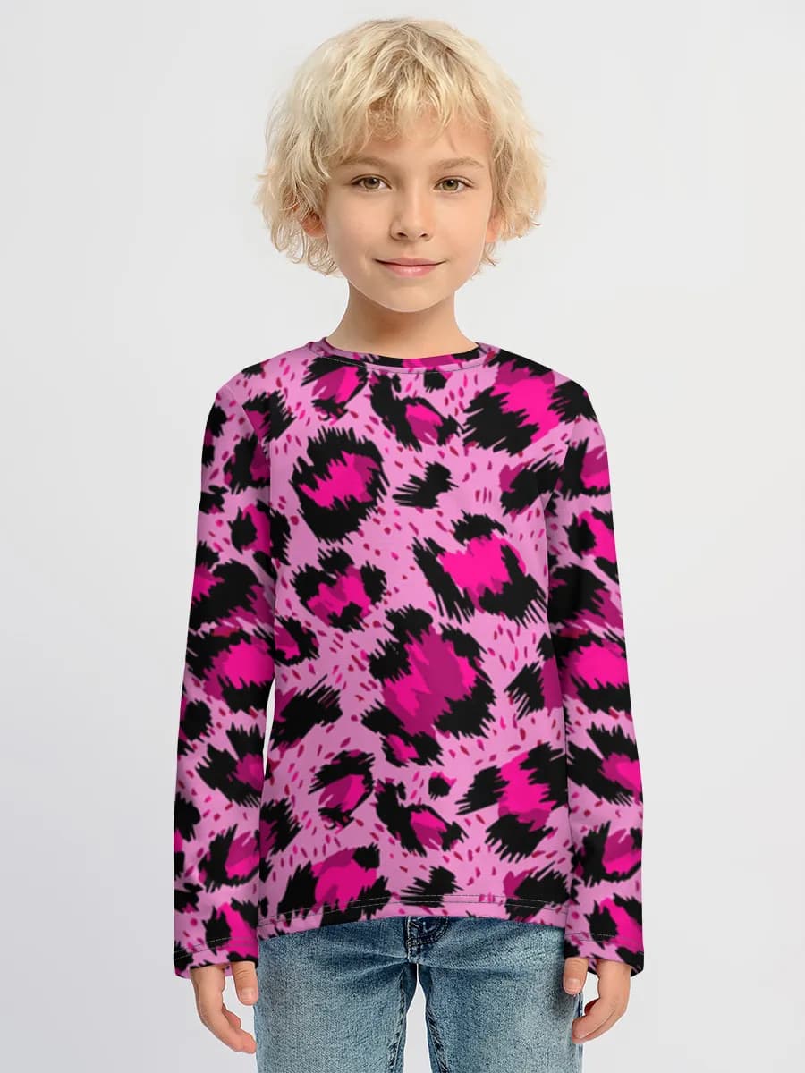 Children's cotton long sleeve shirt