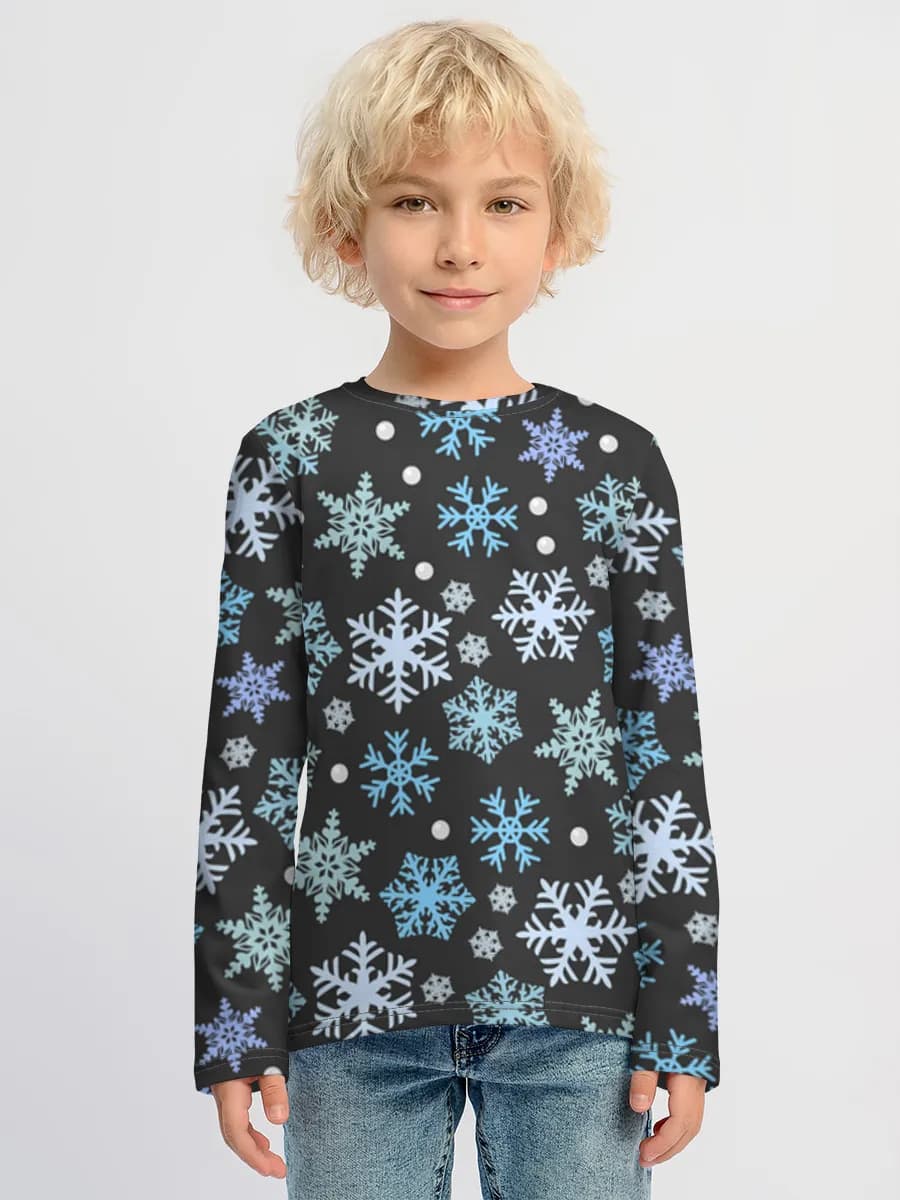 Children's cotton long sleeve shirt