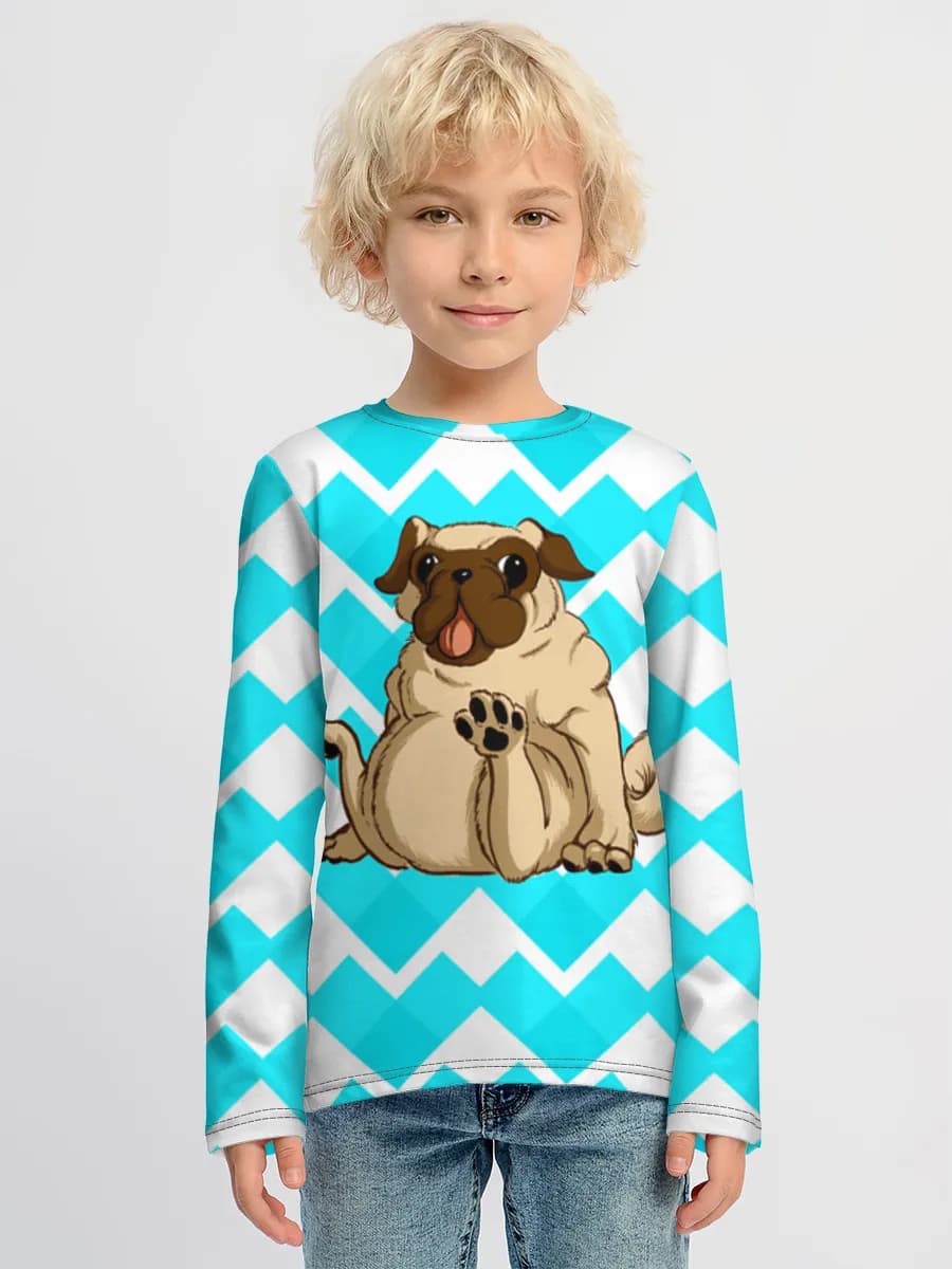 Children's cotton long sleeve shirt
