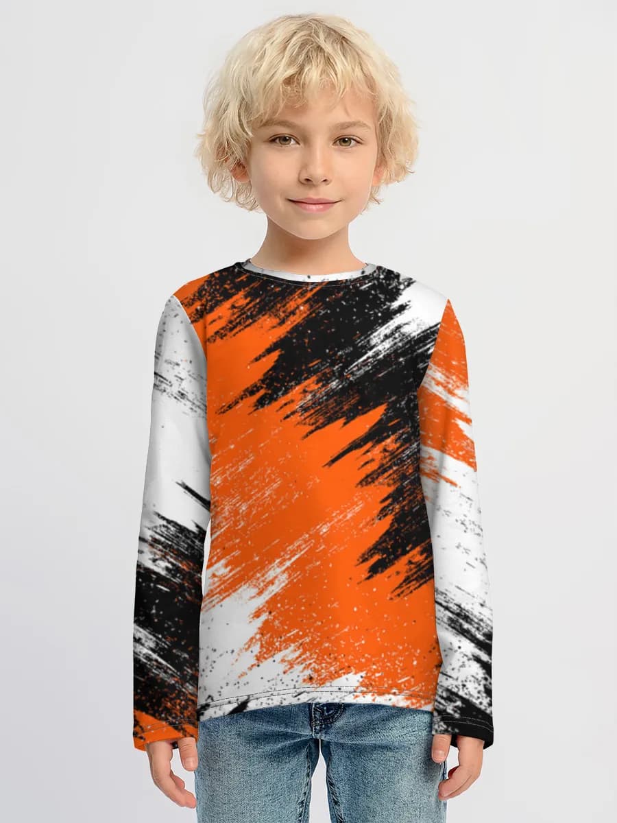 Children's cotton long sleeve shirt