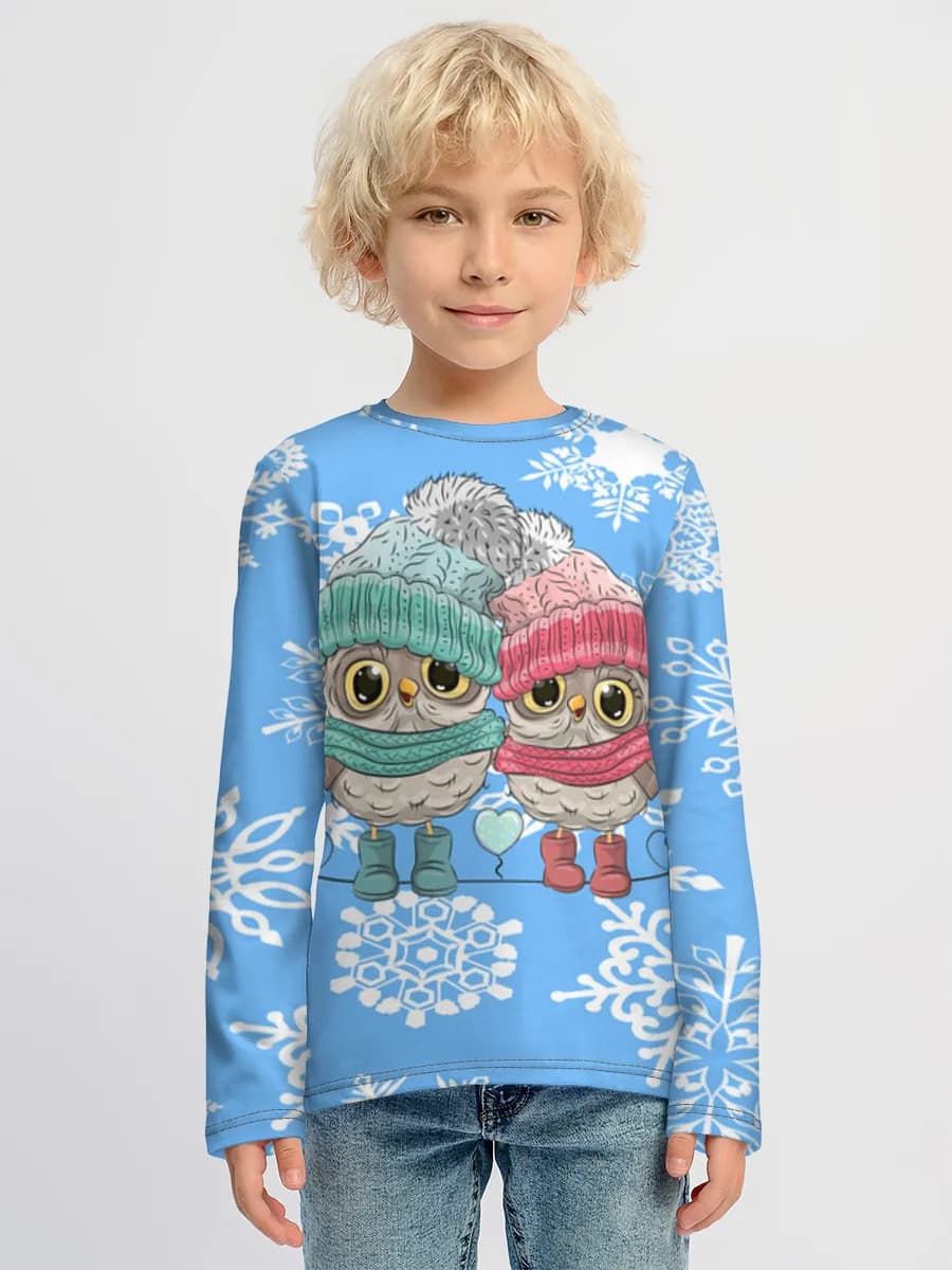 Children's cotton long sleeve shirt