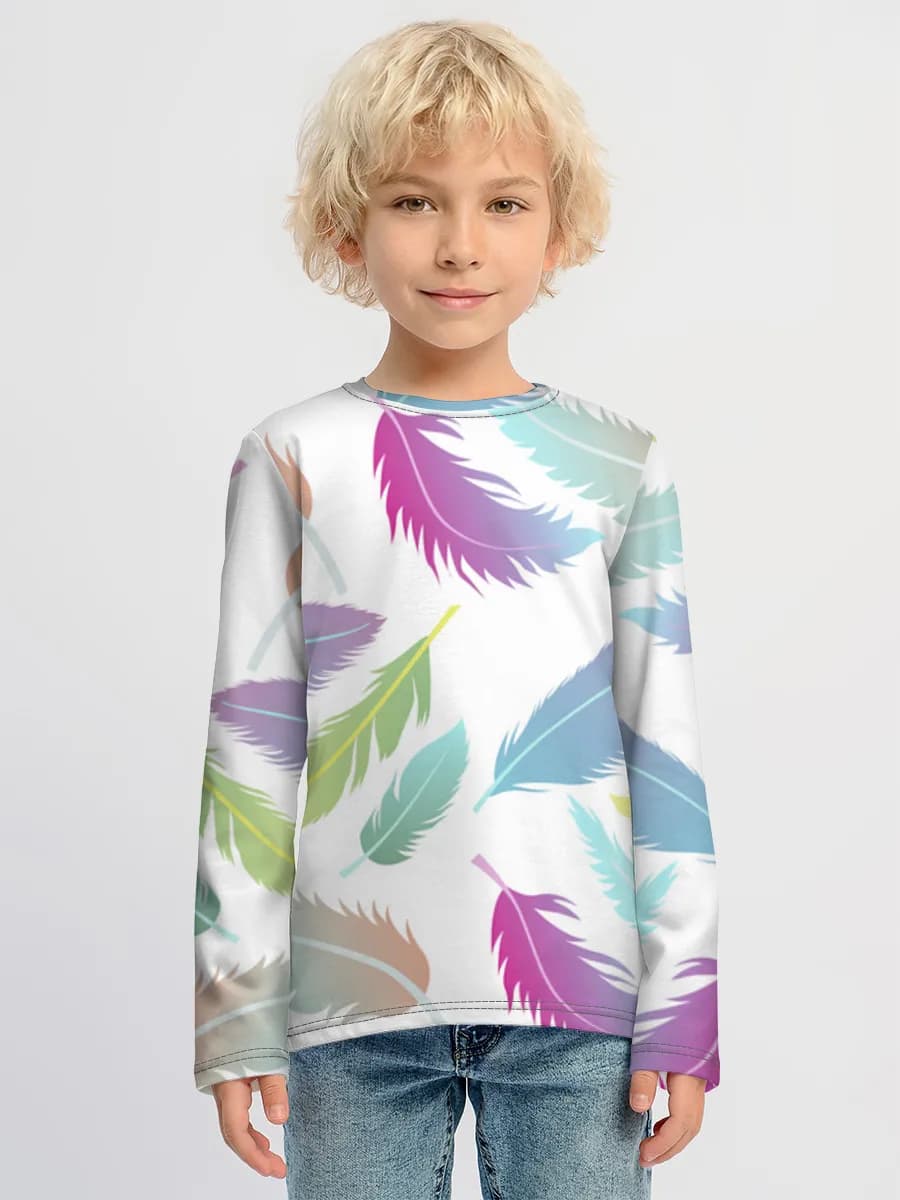 Pastel Rainbow Feathers