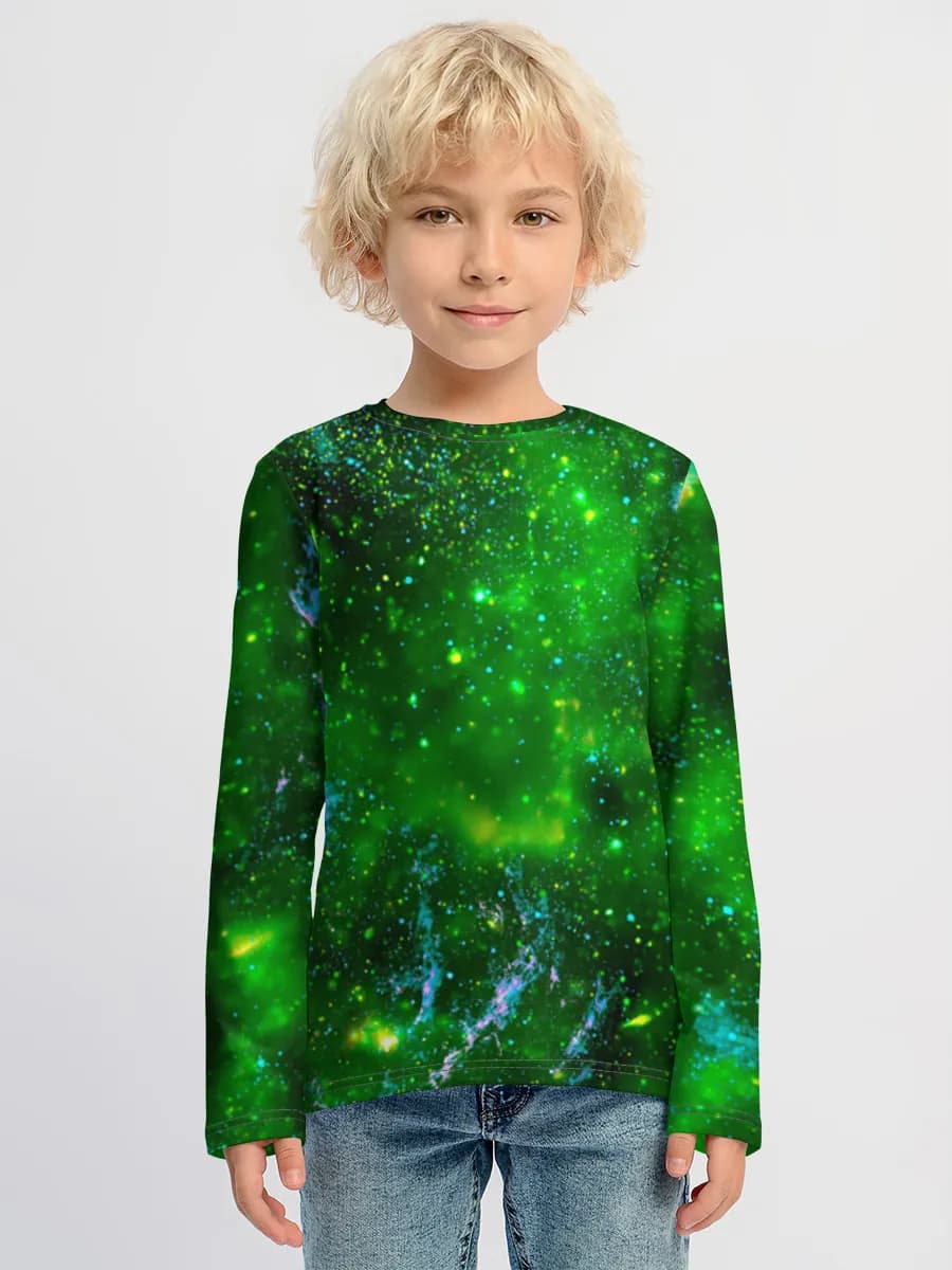 Children's cotton long sleeve shirt
