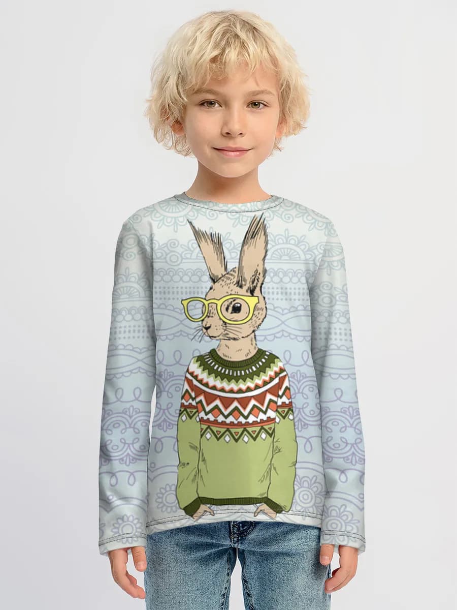 Children's cotton long sleeve shirt
