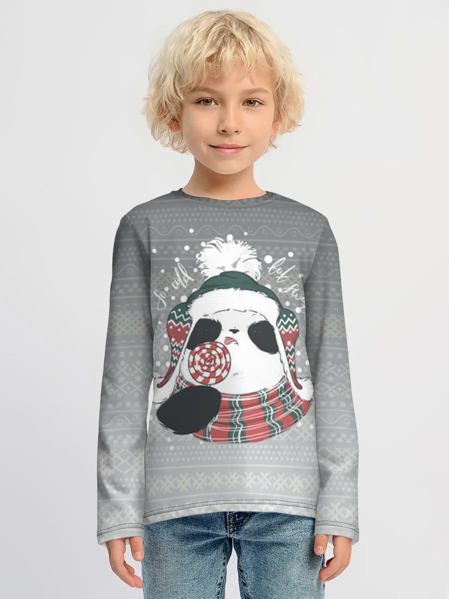 Children's cotton long sleeve shirt