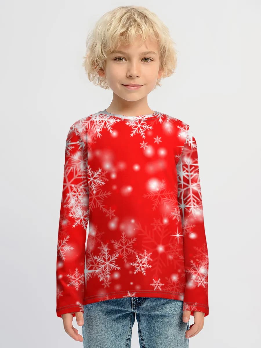 Children's cotton long sleeve shirt