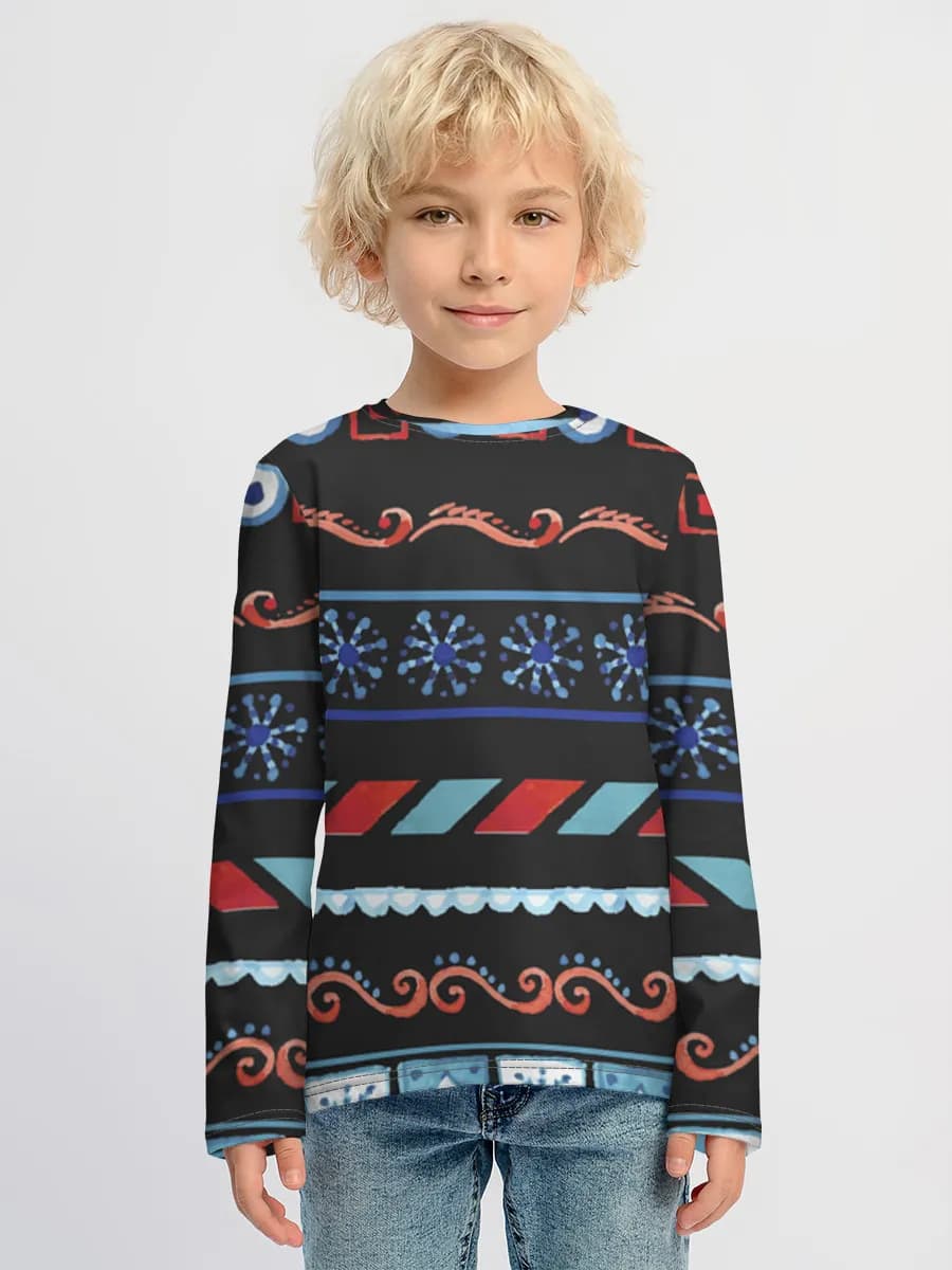 Children's cotton long sleeve shirt