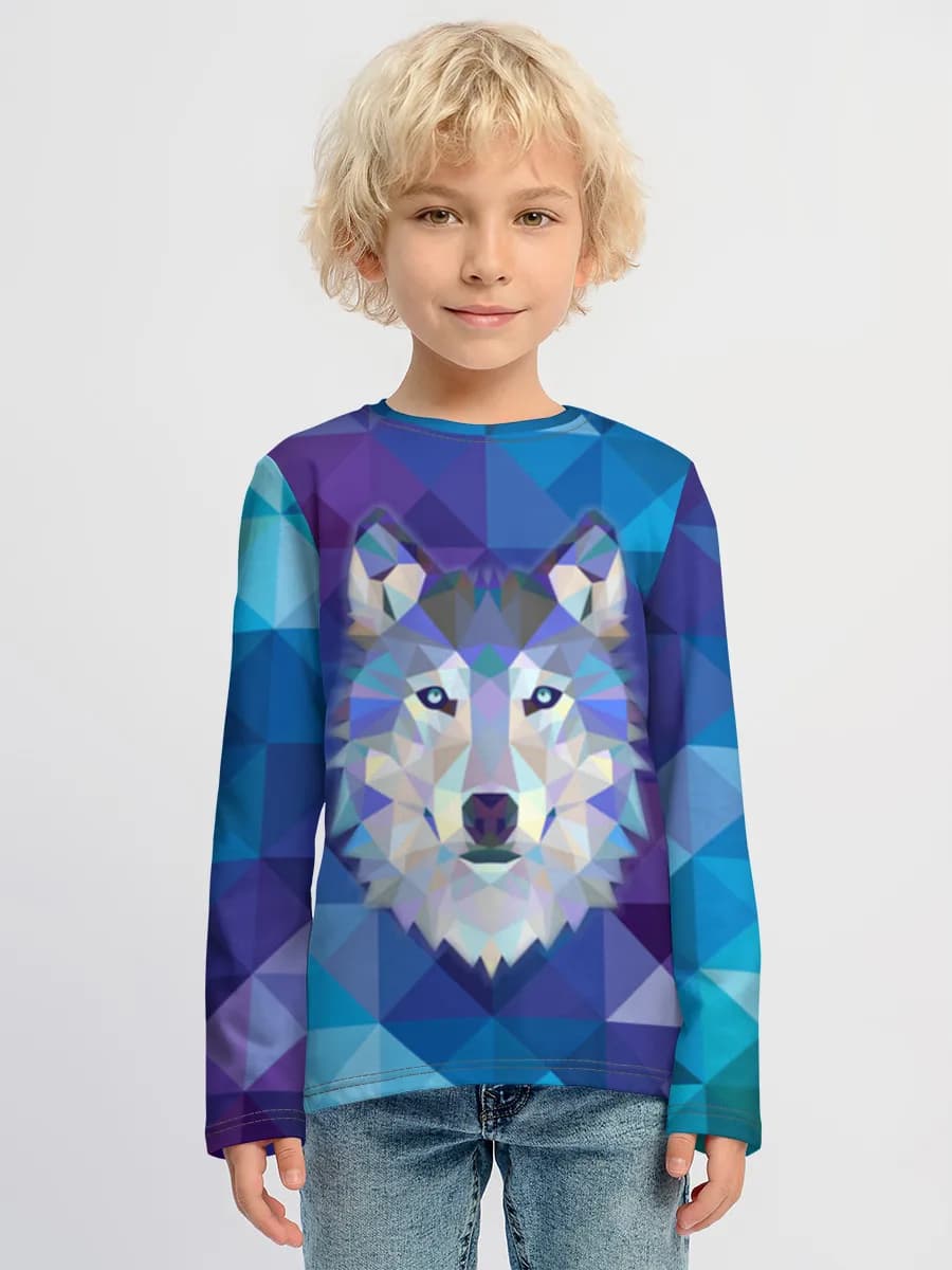Children's cotton long sleeve shirt