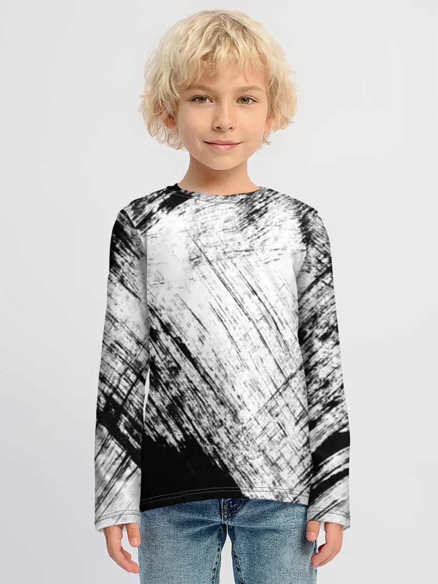 Children's cotton long sleeve shirt