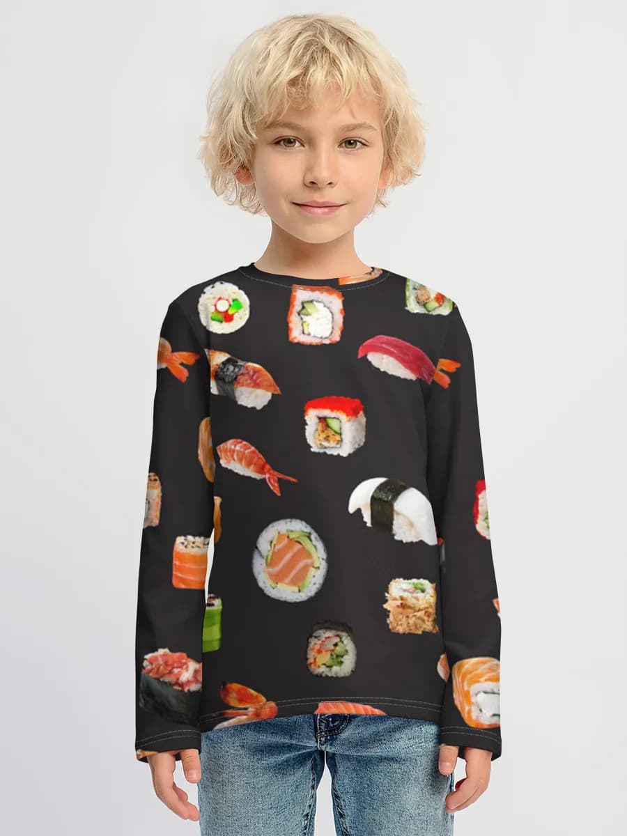 Children's cotton long sleeve shirt