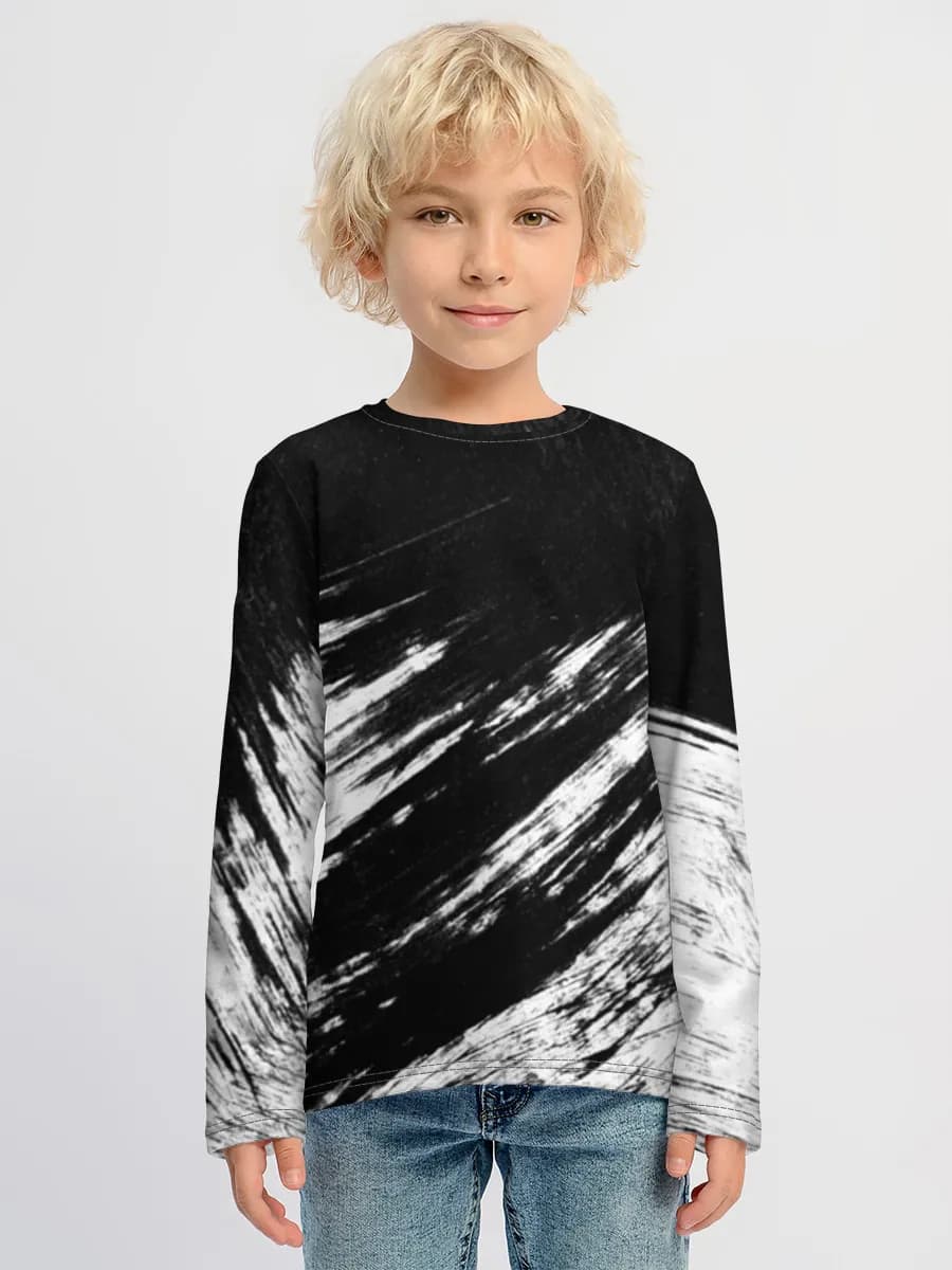 Children's cotton long sleeve shirt
