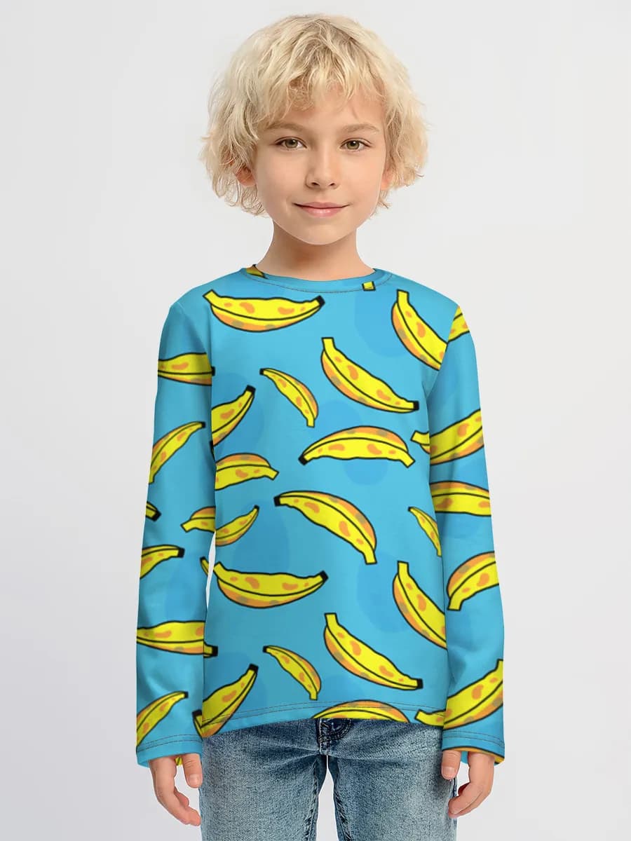 Children's cotton long sleeve shirt
