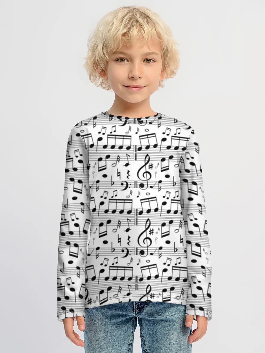 Children's cotton long sleeve shirt
