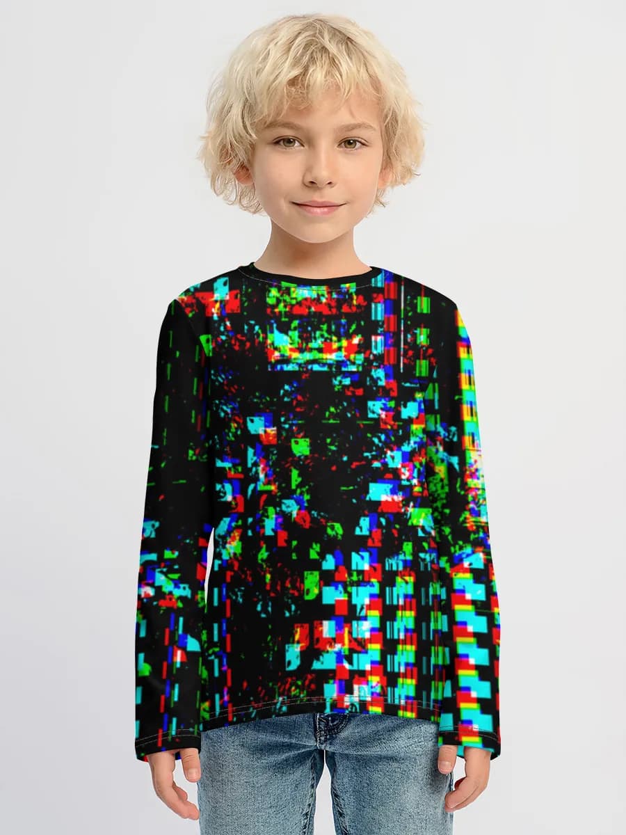 Children's cotton long sleeve shirt