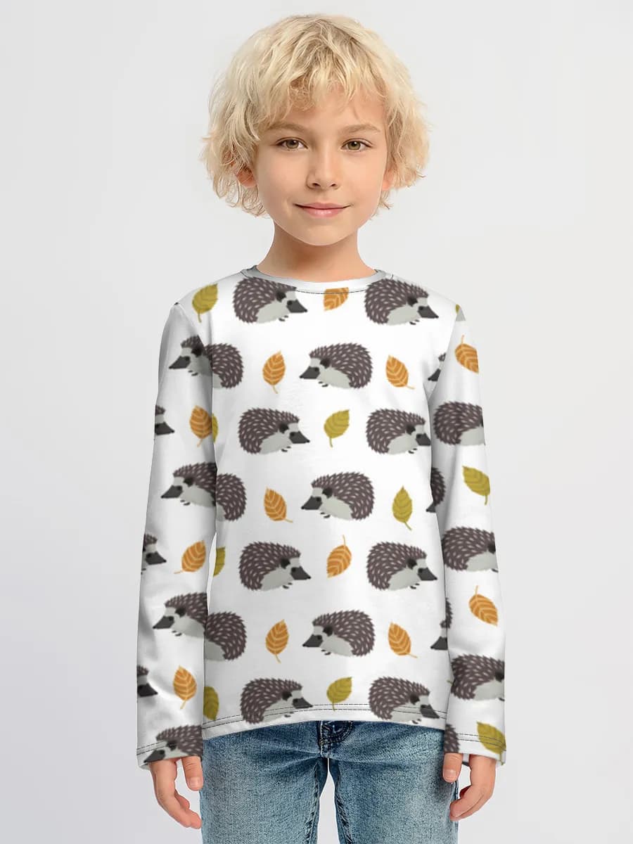 Children's cotton long sleeve shirt