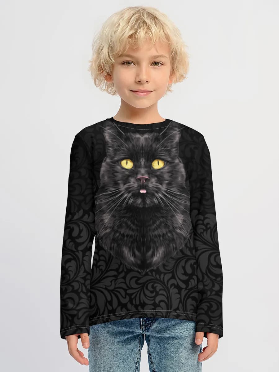 Children's cotton long sleeve shirt
