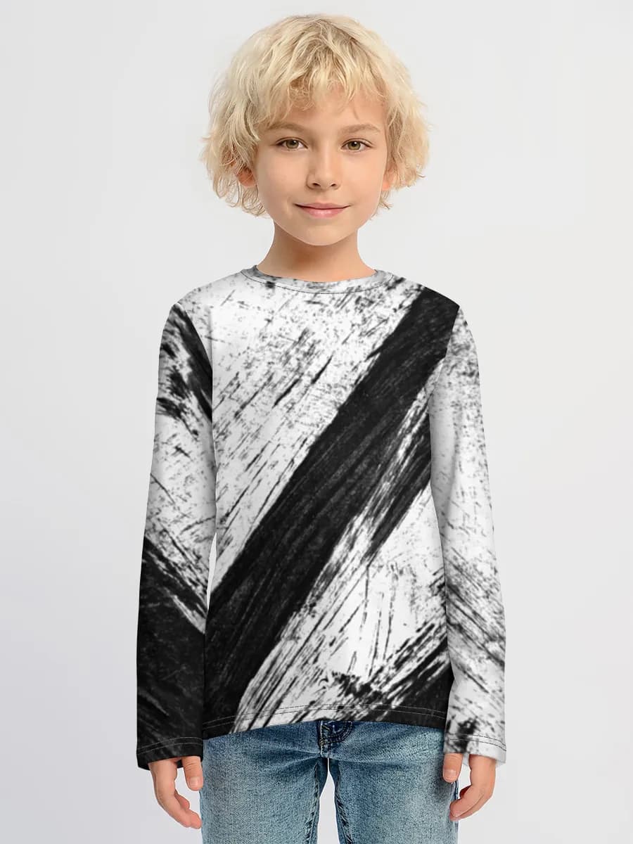 Children's cotton long sleeve shirt