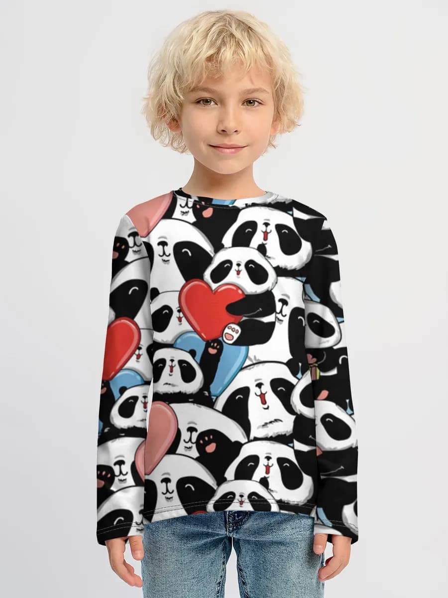 Children's cotton long sleeve shirt