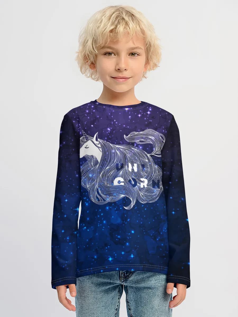 Children's cotton long sleeve shirt