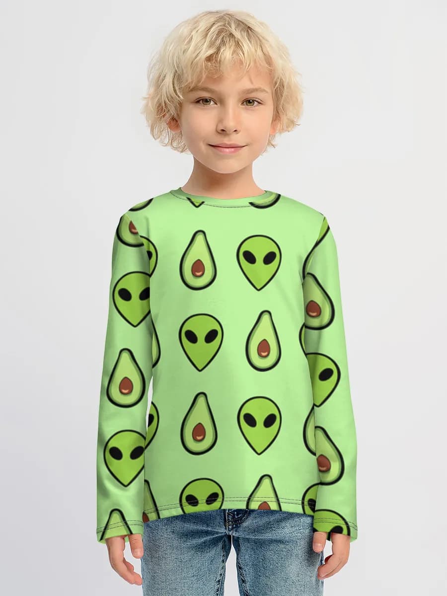 Children's cotton long sleeve shirt