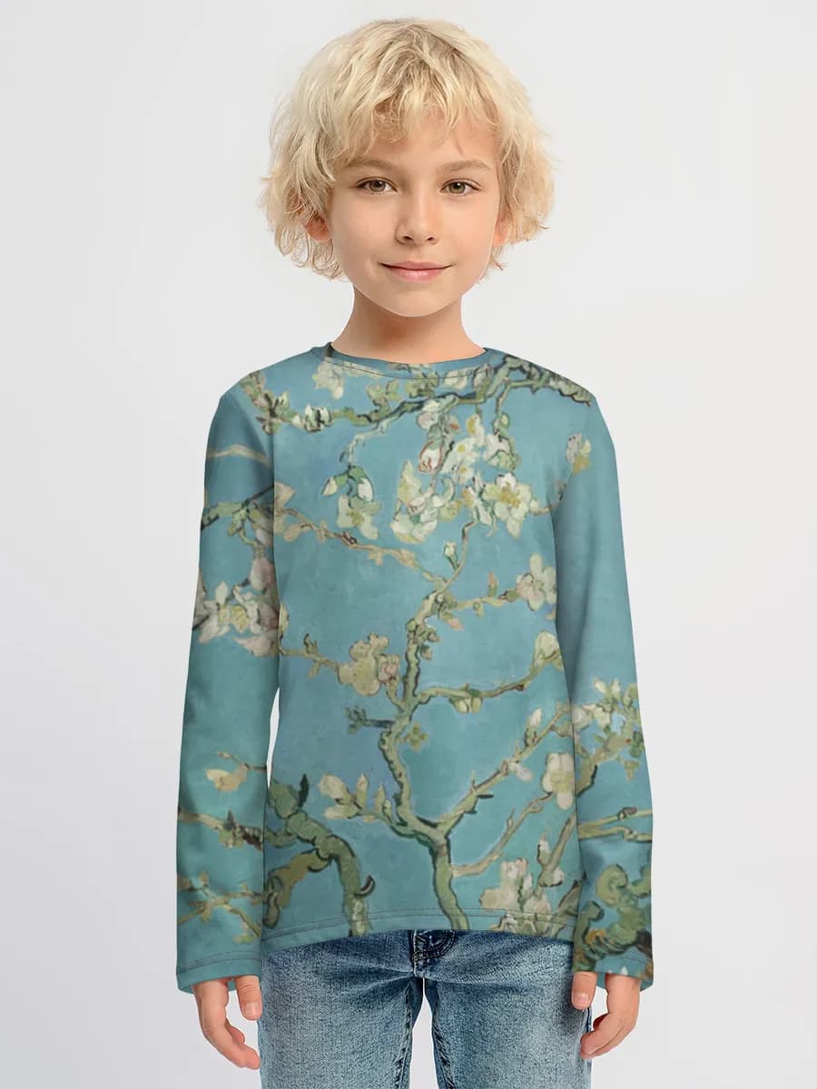 Children's cotton long sleeve shirt