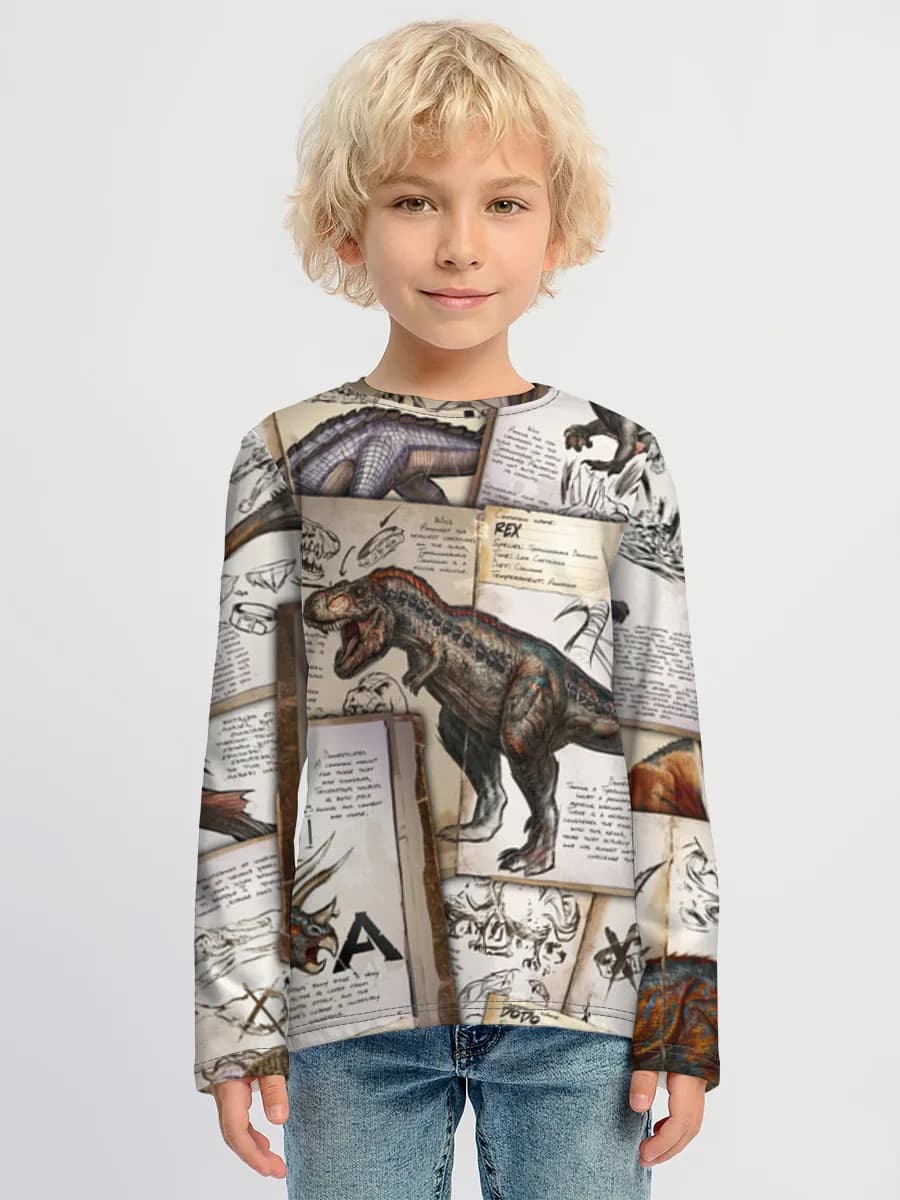 Children's cotton long sleeve shirt